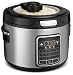 Gourmia GRC970 11-in-1 Digital 20-Cup Rice Cooker - Clear Glass Lid For Easy Viewing - Steam Tray - Delay Timer - Touch Controls - Stainless Steel Exterior - Recipe Book Included