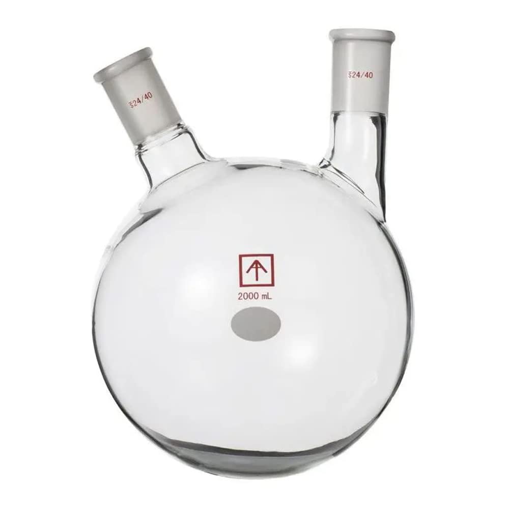 Across International SP-2L2Ns 24/40 Heavy Wall 2 L Round Bottom 2-Neck Flask