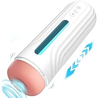【Fortschrittlicher stoßender vibrierender automatischer männlicher Masturbator in voller Länge】Anders als andere traditionelle männliche Masturbator-Cups, kann Ihnen diese volle Länge der Struktur dieses männlichen Sexspielzeugs ein 360° Enge-Wicklun...