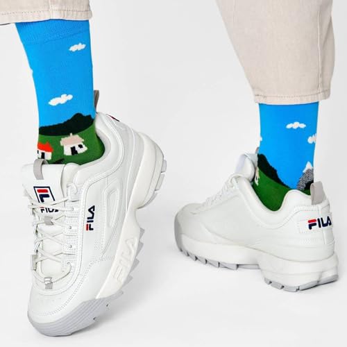 HAPPY SOCKS Mały dom na Moorland Socket, Kolor: wielokolorow, 34-36 EU