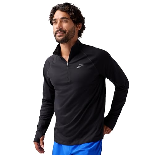 Brooks Men's Dash 1/4 Zip 3.0, Lightweight Long Sleeve Running