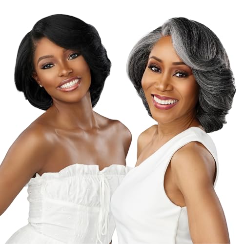 Sensationnel Dashly Lace Saltandpepper Wig - Sp Unit 9 Hand