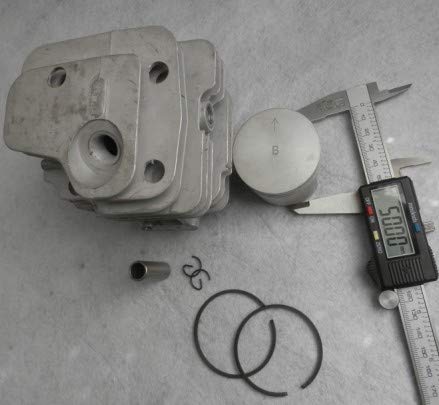 Kit cylindre chromé pour tarière 71 cm³ augmentant la compression du moteur 2 temps - 3