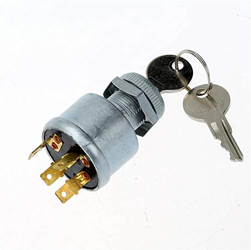 10L0L Golf Cart Key Switch for EZGO 33639G01, Ignition Switch for EZGO Golf Buggies with Lights 33639-G01(Standard Key) - Image 2