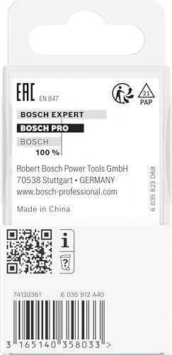 Bosch Accessories Professional 1x Abrundfräser Standard for Wood (für Holz, Radius 10 mm, Arbeitslänge 16,2 mm, Ø Schaft 8 mm, Zubehör Handfräse)