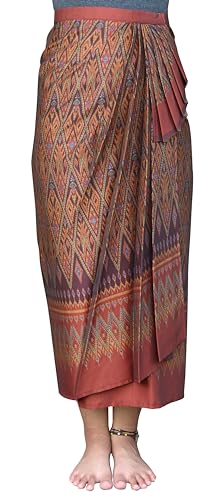 RaanPahMuang Thailand Eastern Isaan Style Ladies Wrap Skirt Sarong Woven Art