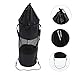 TOYANDONA Boat Garbage Bag Portable Trash Can Black Capacity Waste Pouch for Boat Storage Lightweight Mesh Design for Easy Hanging for Accommodates Tissues Bottles and More