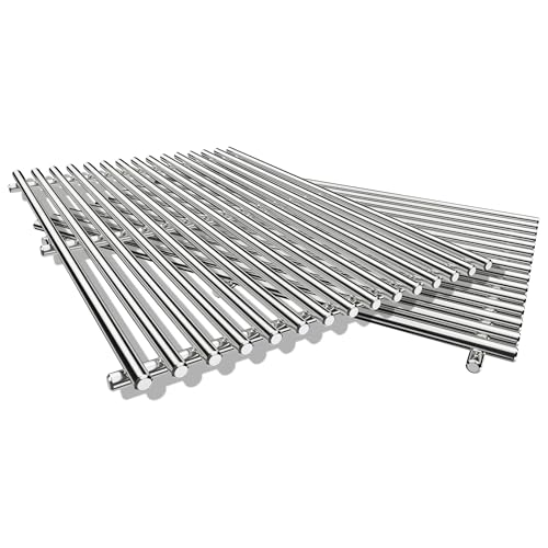 9MM Grill Grates for Weber Spirit 300 and GS4 Spirit II 300 Series, Spirit 700, Genesis Silver/Gold/Platinum B & C, Genesis 1000-3500, Grill Parts for Weber Spirit 7639 7638 Grate, 304 Stainless Steel