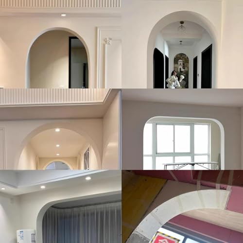 Arco de puerta para paneles de yeso ideal para suavizar pasillos y separar ambientes 8