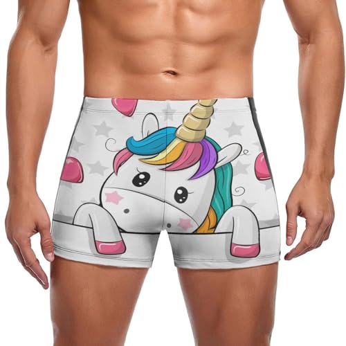 Swim briefs homme motif panda boxer de bain extensible et léger pour le sport aquatique