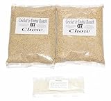 Gt Country Living Dubia Roach Feeder Kit - 2 lb High Protein Chow and Water Crystals - Premium Gut Loading Diet for Bearded Dragons