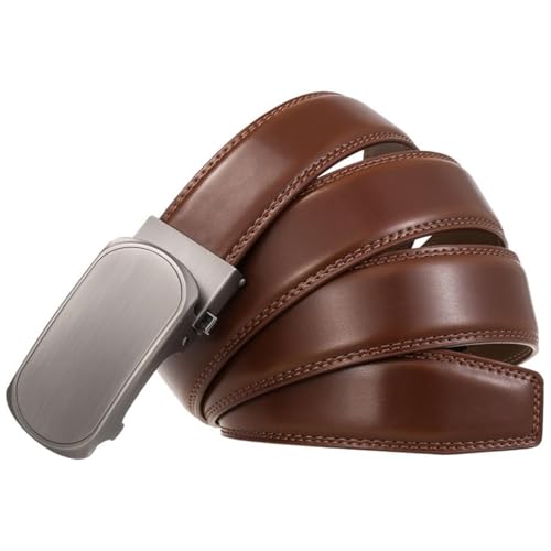 Men's Belts Luxury Automatic Buckle Genuine Leather Strap Black Red Brown for Mens Belt Designers B7443