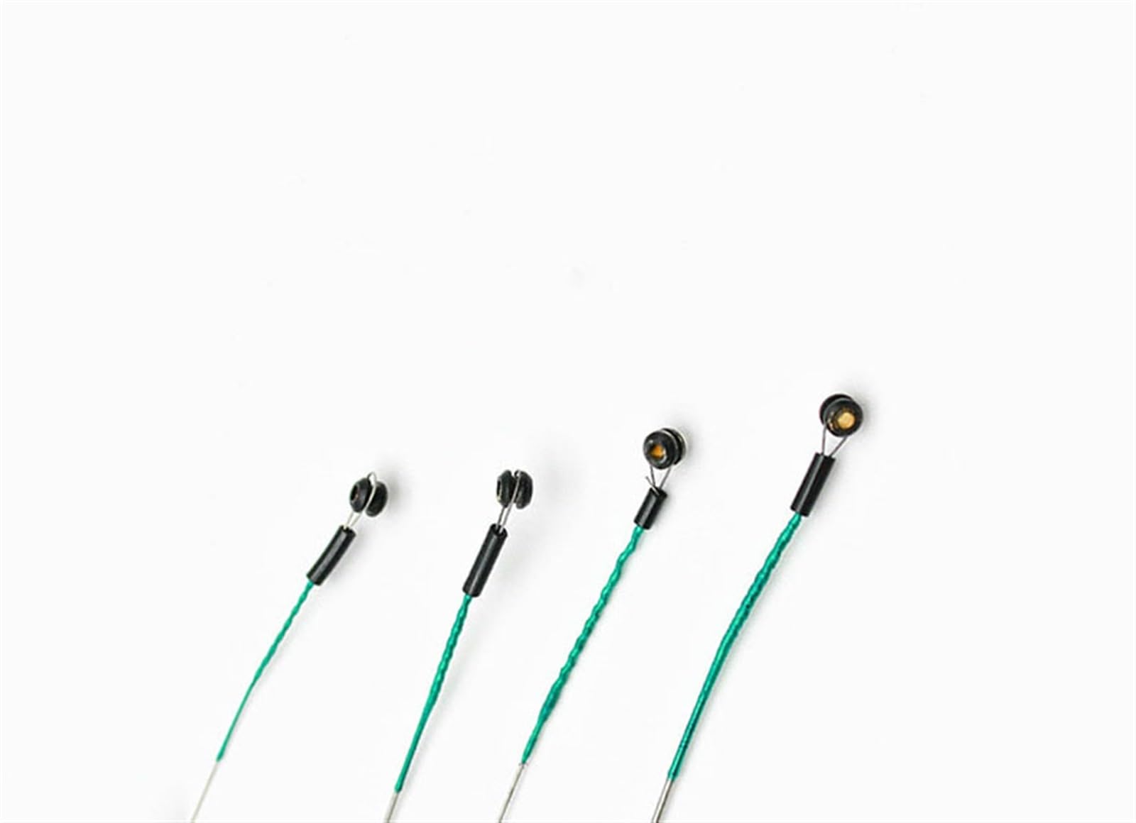 Set di Accessori Violino Corde Per Violino A Strisce Verdi Corde Per Violino In Acciaio Set Durevole(1/8 set)