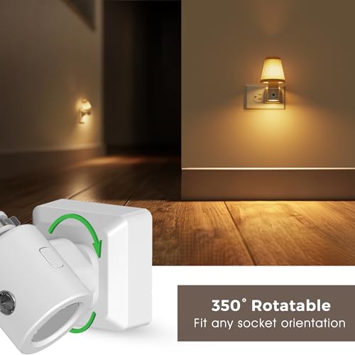 Image of L LOHAS LED Night Lights Plug into Wall, Plug in Night Light Dimmable 100LM