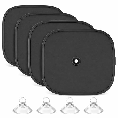Image of AutokraftZ 𝗨𝗻𝗶𝘃𝗲𝗿𝘀𝗮𝗹 Car Window Sunshade (𝗣𝗔𝗖𝗞 𝗼𝗳 𝟰) 𝗢𝗣𝗧𝗜-𝗘𝘅𝘁𝗿𝗮 𝗗𝗮𝗿𝗸 Sun Protection for Heat Reduction Sun Shade with Suction Cups Car Glass Shield & Blinds
