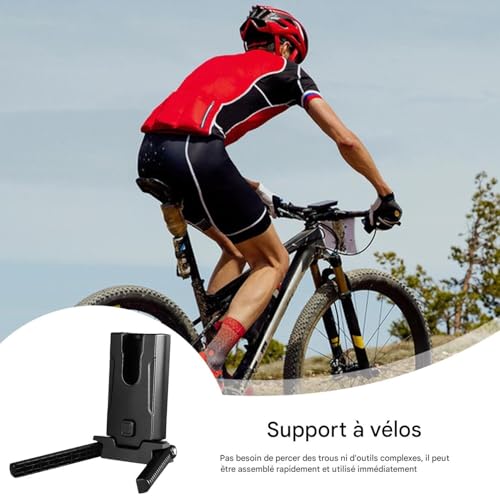 Soporte de pedal para bicicleta urbana de montaña ajustable anti-basculamiento 3