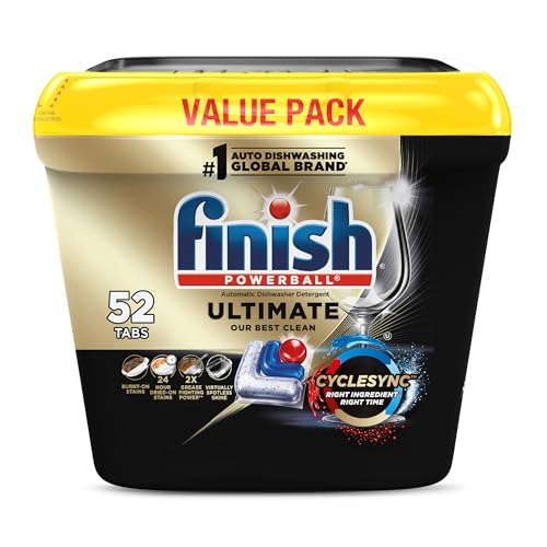Finish Ultimate Dishwasher Tabs, 52 Count