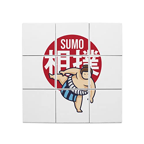 Carreaux Céramique Décoratifs Sumo Japonais - Idée Cadeau Culture Asie