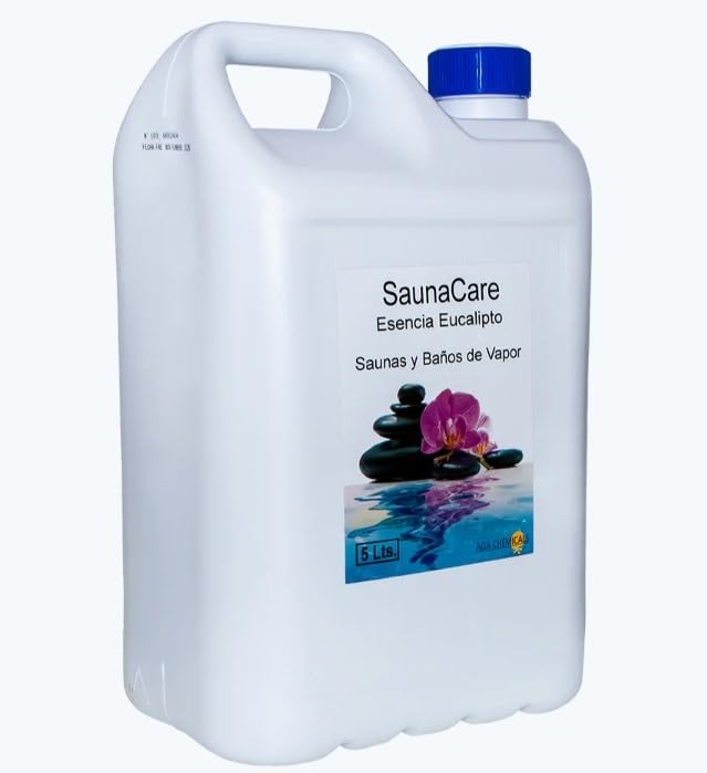Esencia de Eucalipto para Sauna, 5 Litros, Líquido Aromático para Baño de Vapor SPACARE