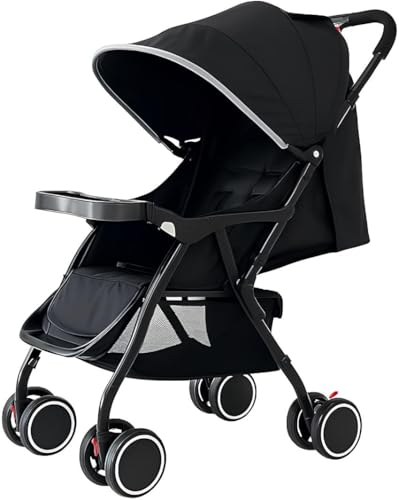 Carrinho Bebê Passeio Acolchoado Dobrável Encosto Reclinável