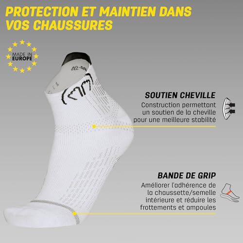 Chaussettes de course à pied Sidas Run Anatomic lot de 2 - 4