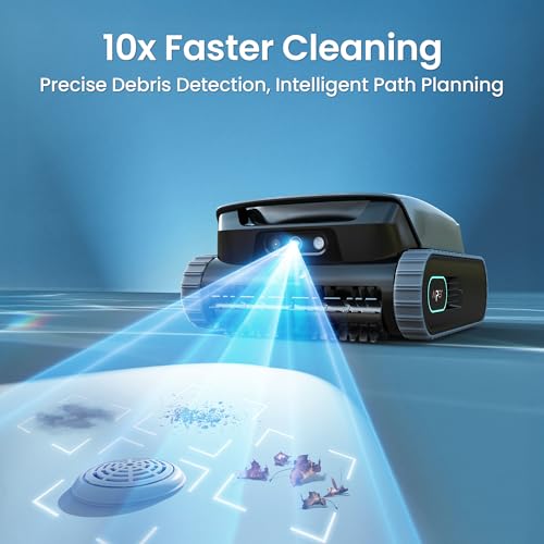 Image of (2026 New) AIPER Experts Duo: Robotic Pool Cleaner & Solar Pool Skimmer, 360 Top-to-Bottom Cleaning, 7 Day Hands-Free Care, 10x Faster Pool Cleaning with AI Patrol, Smart Parking, Gray & Blue