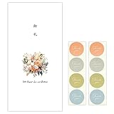 【御礼封筒10枚入】 封筒 花束 ブーケ お礼 お車代 御車代 結婚式 卒業式 退職 お世話になった方へ 感謝 謝礼 心付け 報酬 シンプル かわいい おしゃれ シール付き お札をおらずに入れられます (オレンジ, 10)