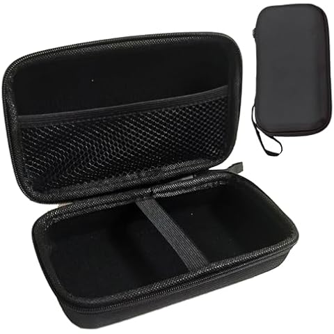 JLXINMET Hard Carrying Case EVA Shockproof Outdoor Travel Case Storage Bag Organizer Bag Protective Case Compatible with Garmin Xero C1 Pro Chronograph USB Cable (Black) Cover