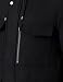 Marca Amazon - find. Chaqueta Utilitaria Hombre, Negro (Black), S, Label: S