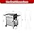 4 Burners Gas Grill with Side Burner, Propane Grill with Wheels and Storage, Outdoor Gas BBQ with Oil Tray and Thermometer for Patio and Party, 34200BTU