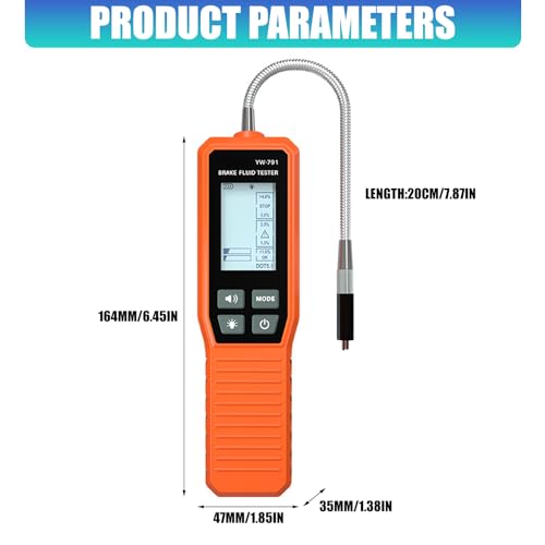 Probador de líquido de transmisión digital con pantalla LCD retroiluminada 4