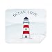 Lighthouse Ocean Love Sea Sailing Blue Cleaning Cloth Screen Cleaner 2pcs Suede Fabric