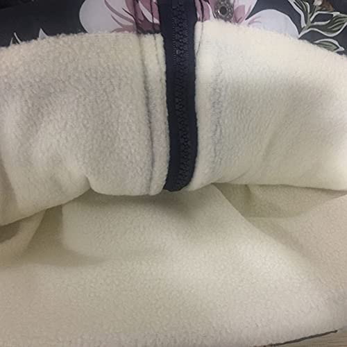 Hzybaby Baby Girls Long Hooded Snowsuit Winter Warm Fur Collar Hooded Windproof Clothes Outerwear Jacket Coat (Navy Blue, 150), 8 Years #TOP5