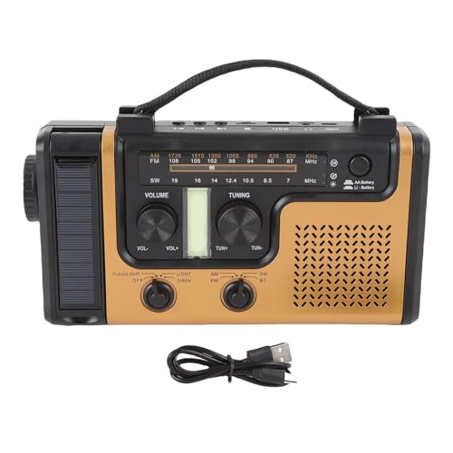 Radio portátil de emergencia solar Matybobe 5.0 AM FM SW miniatura 6