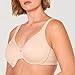 DELIMIRA Women's Minimizer Bra Plus Size Underwire Smooth Full Coverage Seamless Bras Beige 42F