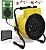 Outdoor Heater with Thermostatic,Greenhouse Heating Fan for Flower Houses,Grow Tent, Overheating Protection, Fast Heating