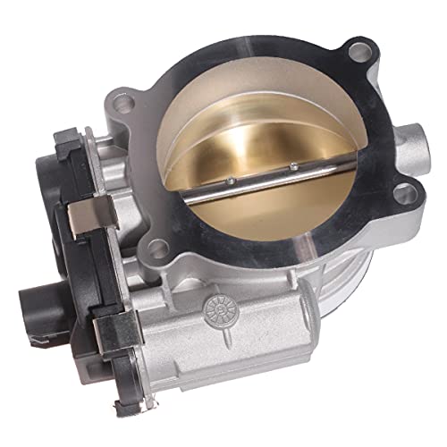 Auqdd S20008 Fuel Injection Throttle Body (For Truck V8) Fit For 05-07 Bu-Ick Rainier /07-08 Cadi-Llac Escalade/Chevy Silverado 1500 Tahoe /05-08 G-Mc Envoy/Yukon H2 (Replace # ‎12572658 Tb1011) #TOP4