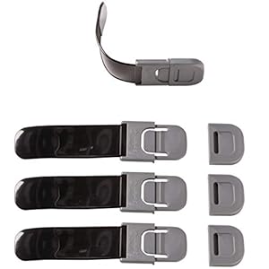 Safety 1st SS Multi-Purpose Appliance Lock, 4PK, Silver