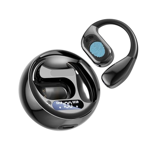 Language Translation Earbuds Real Time, AI Translator Earbuds, 144-Language Real-time Two-Way OWS Earbuds, HD Sound, Long Battery Life, fit iOS and Android, Ideal for Travel and Business (Black)