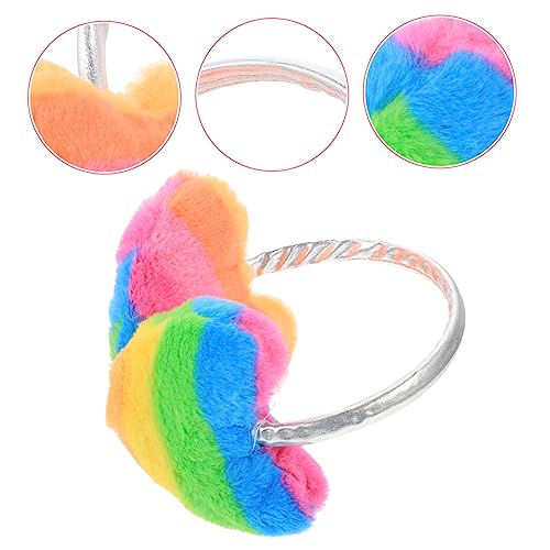 Plush Earmuffs for Girls Cute Design Ear Soft and Warm Ear Covers for Outdoor Activities Lightweight and Comfortable3