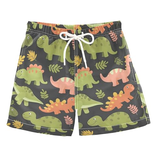 senya Dinosaur Forest Boys Swim Trunks Toddler Shorts Swimwear Boardshorts