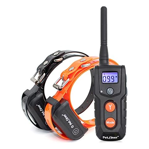 Dog Training Collars with Remote - Shock Collar for 2 Dogs, Small, Medium, Large, Rechargeable 100% Waterproof E-Collar with 3 Training Correction Modes, Shock, Vibration, Beep, 1000' Range Cover