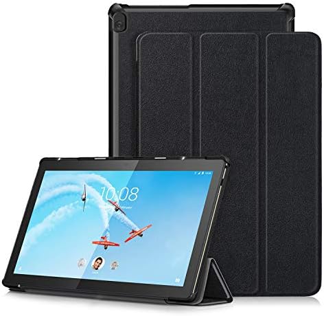 TOPCASE Compatible with Lenovo Tab M10 HD Case,for Tab M10 10.1 inch hd tablet TB-X505F/TB-X505L/TB-X605F/TB-X505L Slim Stand Folio Cover,Black