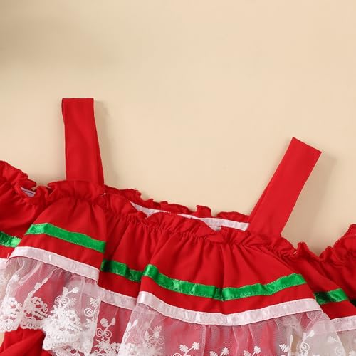 Toddler Girls Mexican Dress Ethnic Fiesta Dress3