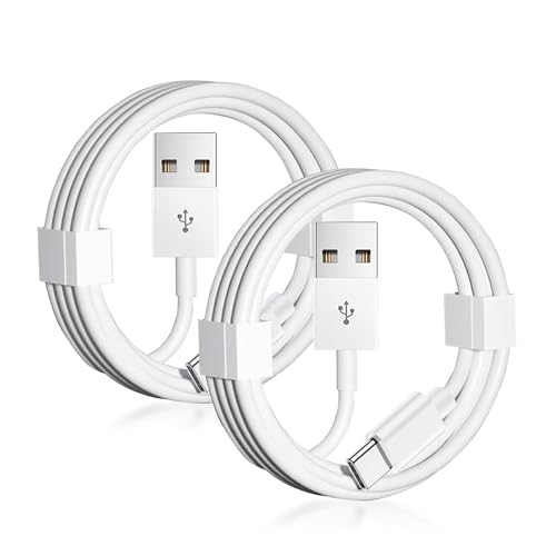 2-Pack 1.5FT Short Car Carplay Cable for iPhone 17 15 16 /Air/ Pro Max, USB A to USB C for Carplay for iPhone USB Cord, Car Charger for iPhone 17 Air Charging Cable, iPad Pro, iPad Car Charger Cord