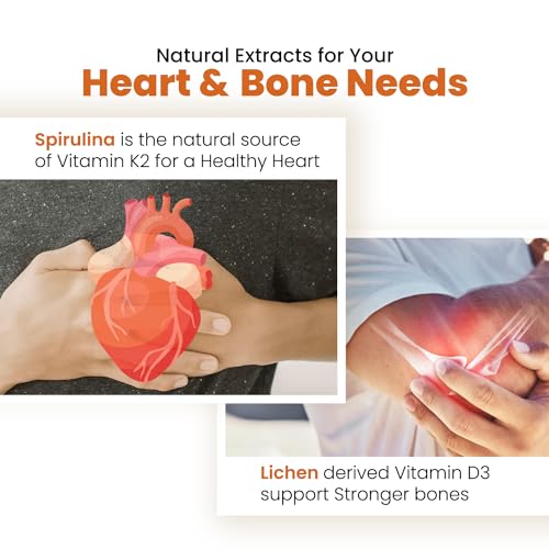 Best Selling Vitamin D3 + K2 Supplement for a Healthy Heart & Strong Joints - Image 4
