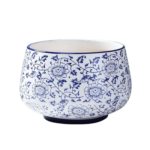 Pot de fleurs en céramique avec trou de drainage contre l'excès d'eau