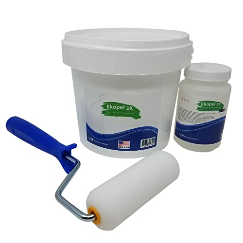 Tub Cast Ekopel Premium Refinishing Kit | Odorless Sink/Bathtub With Surround | Diy - Do It Yourself Refinishing Kit | Made In The Usa | Biscuit/Sink Size Kit #TOP1