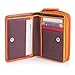 Produktbild Visconti Twofold Leder Damen Geldbörse Rainbow Multicolor/Mehrfarbig Small Purse(RB53): (Orange Multi)