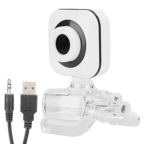 Elprico 480P Computer Webcam, USB Plug & Play Webkamera Eingebautes Mikrofon für Desktop Computer PC für Videoaufzeichnung mit Transparentem Clip – Bild 3